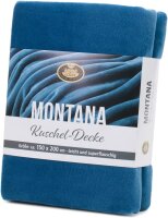 Gzze Wohndecke Montana uni 150 x 200 cm marineblau