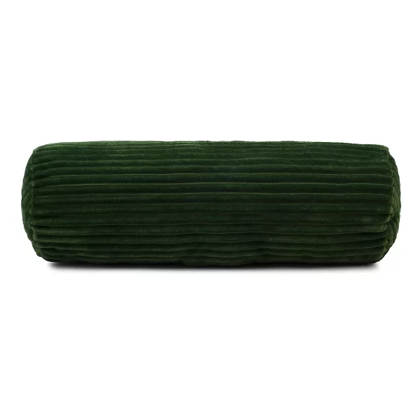 Gözze Kissenrolle Cord Optik mit Füllung 70 x 22 cm dunkelgrün