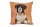 Kissenhülle Hund Welpe Fotodruck orange 40 x 40 cm