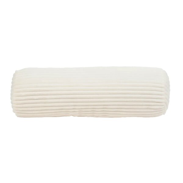 Gözze Kissenrolle Cord Optik mit Füllung 70 x 22 cm wollweiß