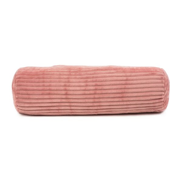 Gözze Kissenrolle Cord Optik mit Füllung 70 x 22 cm altrosa