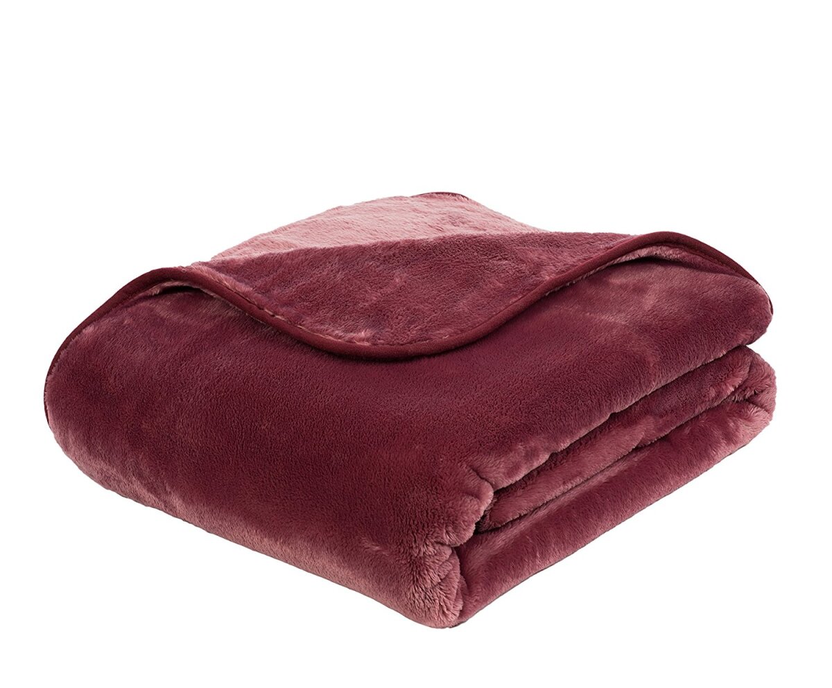 Gzze Kuscheldecke Cashmere-Feeling Premium 130 x 170 cm beere (40)
