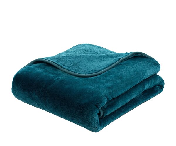 Gözze Kuscheldecke Cashmere-Feeling Premium 130 x 170 cm petrol (54)