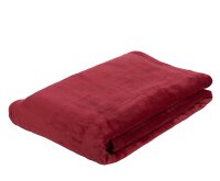 Kuscheldecke Memphis Premium rot 150 x 200 cm