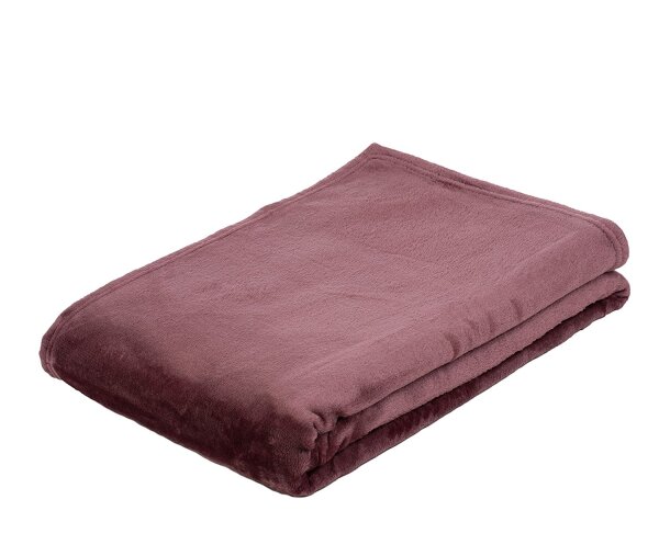 Kuscheldecke Memphis Premium beere 150 x 200 cm