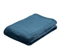 Kuscheldecke Memphis Premium marine 150 x 200 cm