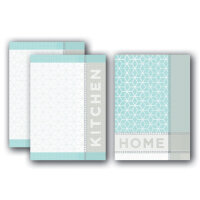 Geschirrtuch 3er-Set Home/Kitchen blau