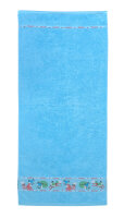 Kinderfrottierserie Fox blau Handtuch (50 x 100 cm)