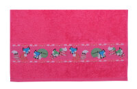 Kinderfrottierserie Fox pink Duschtuch (70 x 140 cm)