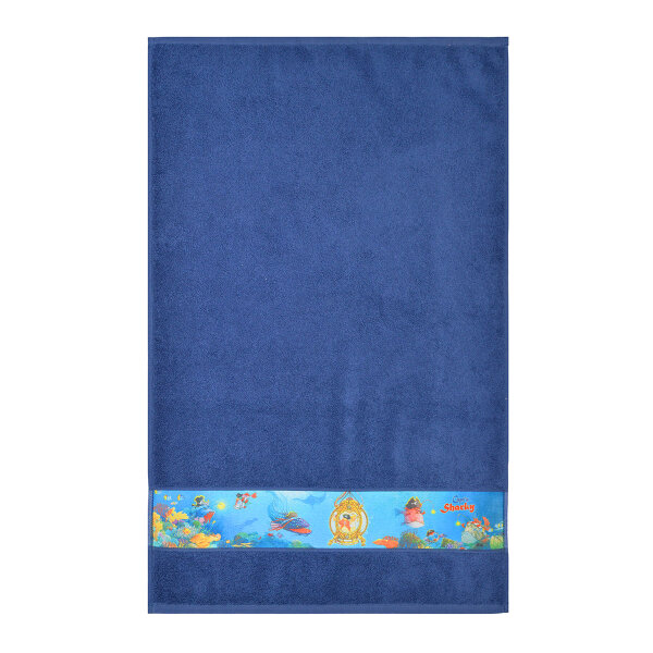 Kinderfrottierserie Captn Sharky bedruckt Duschtuch (70 x 130 cm)