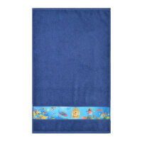 Kinderfrottierserie Captn Sharky bedruckt Duschtuch (70 x 130 cm)