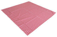 Tischdecke Züchenkaro rustikal rot-weiß 130 x 130 cm