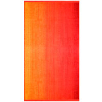 Frottierserie Colori Verlauf rot Handtuch (50 x 100 cm)