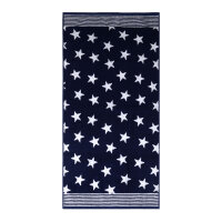 Frottierserie Stars navy Duschtuch (70 x 140 cm) - ausverkauft