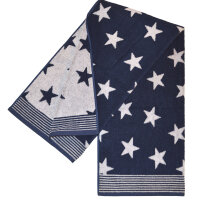 Frottierserie Stars navy Duschtuch (70 x 140 cm) - ausverkauft