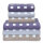 Frottierserie Karo beige Handtuch (50 x 100 cm)