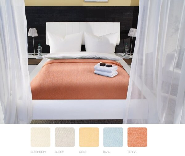 PFLEGE POINT® Webdecke Clinic Summer uni kochfest silber