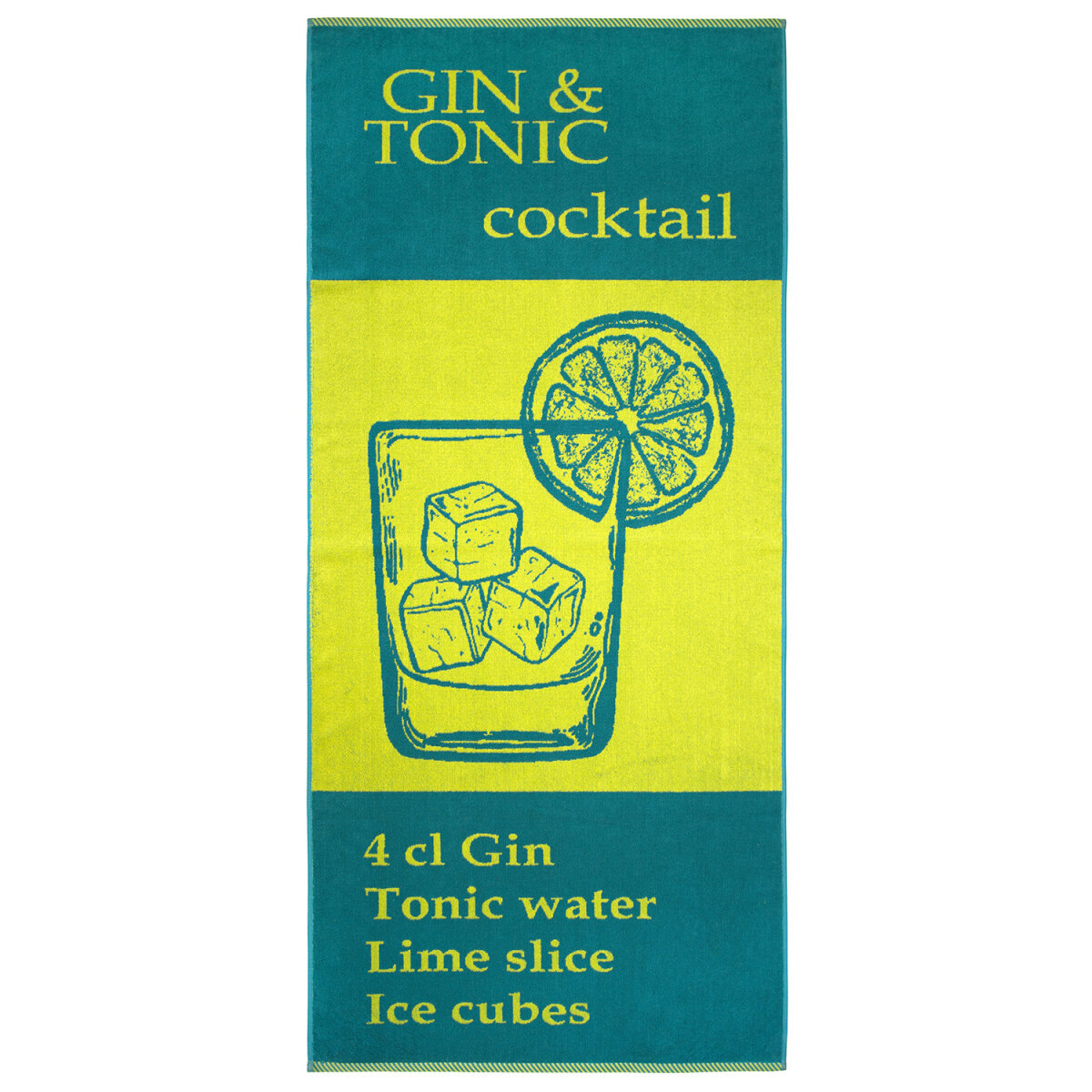 Dyckhoff Strand- & Liegetuch COCKTAIL GIN TONIC