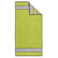 Dyckhoff Frottierserie Colour Blocking SMOOTH Handtuch (50 x 100 cm) apfel (307)