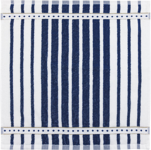 Frottiertuch Baumwolle Kchenserie Blockstreifen blau