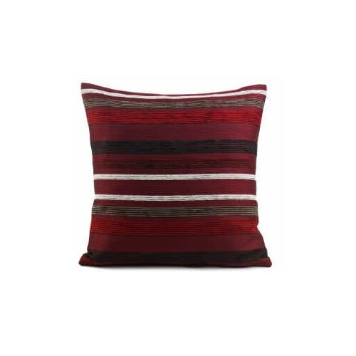 Kissenhlle Taylor Chenille-Streifenlook 40 x 40 cm bordeaux