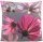 Kissenhülle Bagno florales Muster 40 x 40 cm karminrot