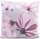 Kissenhülle Bagno florales Muster 40 x 40 cm flieder