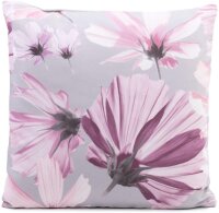 Kissenhülle Bagno florales Muster 50 x 50 cm flieder