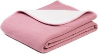 Gözze Wendewohndecke Pashmina-Feeling uni 150 x 200 cm altrosa