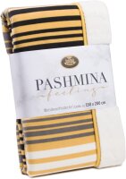 Gözze Wendewohndecke Pashmina-Feeling PACO 150 x 200 cm senf
