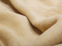 Cotton Sense Baumwolldecke uni 150 x 200 cm beige
