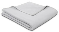 Cotton Sense Baumwolldecke uni 150 x 200 cm eis (Restposten)