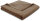 Cotton Sense Baumwolldecke uni schoko